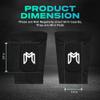 MediCaptain Mini Shin Guards Soccer  Built in Mini Shin Pad Sleeves for Men, Women, Teens  Small Shin Guards - Lightweight, Breathable, Shin Defender Leg Protection (Black, Mini (3.9 x 2.4 in)) view 2