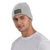ZKLCRYTR Stone Seamless Pattern Beanie Hat Acrylic Knit Warm Winter Hats for Women Men Skull Cap view 2