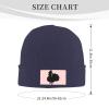 ZKLCRYTR Turkey Beanie Hat Acrylic Knit Warm Winter Hats for Women Men Skull Cap Navy Blue view 4