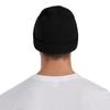 ZKLCRYTR Tractor with USA Flag Beanie Hat Acrylic Knit Warm Winter Hats for Women Men Skull Cap Black view 3