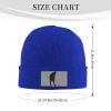 ZKLCRYTR Golf Player Beanie Hat Acrylic Knit Warm Winter Hats for Women Men Skull Cap Blue view 4
