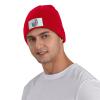 ZKLCRYTR Army USA Flag Beanie Hat Acrylic Knit Warm Winter Hats for Women Men Skull Cap view 2
