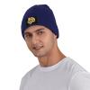 I Am The Cute Turkey Beanie Hat Acrylic Knit Warm Winter Hats for Women Men Skull Cap Navy Blue view 2