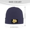 I Am The Cute Turkey Beanie Hat Acrylic Knit Warm Winter Hats for Women Men Skull Cap Navy Blue view 4