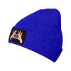 ZKLCRYTR Holding A Heart Flag of New Hampshire Beanie Hat Acrylic Knit Warm Winter Hats for Women Men Skull Cap Blue view 1