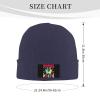 Nurse to The Most Awesome Peeps Beanie Hat Acrylic Knit Warm Winter Hats for Women Men Skull Cap Navy Blue view 4