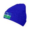 Flag of Hampton Roads, Virginia Beanie Hat Acrylic Knit Warm Winter Hats for Women Men Skull Cap Blue