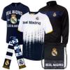Icon Sports Official Real Madrid CF Ultimate Fan Pack - Unisex Adult - Jacket, T-Shirts, Scarf & Bag - RMUFP White M view 1