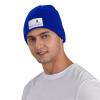 ZKLCRYTR Flag of Cedar Hill, Texas Beanie Hat Acrylic Knit Warm Winter Hats for Women Men Skull Cap Blue view 2