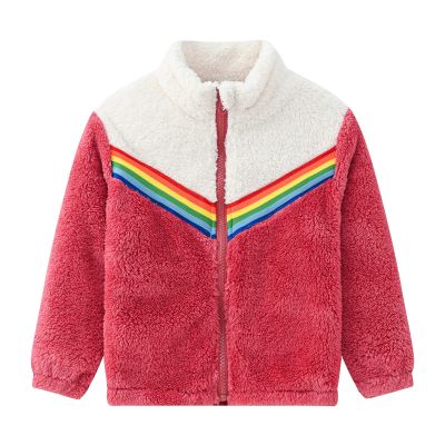 Toddler Kids Girls Boys Casual Zip Up Splicing Jacket Coat Long Sleeve Thicken Outerwear Snowsuit 4t (Red, 18-24 Months)