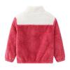 Toddler Kids Girls Boys Casual Zip Up Splicing Jacket Coat Long Sleeve Thicken Outerwear Snowsuit 4t (Red, 18-24 Months) view 2