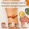 By Lilla Zodiac Bracelet Hair Ties for Women  Hair Tie Bracelet with Gold Accents - Boho Jewelry for Wrist and Ponytail (Virgo) view 3