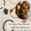 By Lilla Zodiac Bracelet Hair Ties for Women  Hair Tie Bracelet with Gold Accents - Boho Jewelry for Wrist and Ponytail (Virgo) view 4