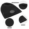 Winter Warm Hat Helm of Awe Printed Warm Beanie for Men Women Warm and Cozy Plush Pullover Cap Outdoor Activities Hat view 3