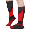 JTKBNVM Red Black Socks for Women Men Cotton Sock Breathable Boot Socks Warm Calf Socks for Hiking Work Crew Socks Thin Casual Long Socks 5 Pairs view 4