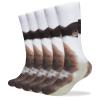 JTKBNVM Cow Socks for Women Men Cotton Sock Breathable Boot Socks Warm Calf Socks for Hiking Work Crew Socks Thin Casual Long Socks 5 Pairs view 1