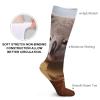 JTKBNVM Animals in Leaves Socks for Women Men Cotton Sock Breathable Boot Socks Warm Calf Socks for Hiking Work Crew Socks Thin Casual Long Socks 5 Pairs view 3