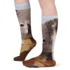 JTKBNVM Animals in Leaves Socks for Women Men Cotton Sock Breathable Boot Socks Warm Calf Socks for Hiking Work Crew Socks Thin Casual Long Socks 5 Pairs view 4