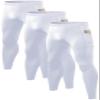 Queerier Mens Compression Pants Cool Dry Workout Leggings Athletic Sports Base Layer Bottoms Running Tights view 1
