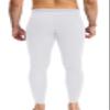 Queerier Mens Compression Pants Cool Dry Workout Leggings Athletic Sports Base Layer Bottoms Running Tights view 4