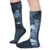 JTKBNVM Gray Mosaic Socks for Women Men Cotton Sock Breathable Boot Socks Warm Calf Socks for Hiking Work Crew Socks Thin Casual Long Socks 5 Pairs view 4