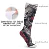 JTKBNVM Animals on Flowers Socks for Women Men Cotton Sock Breathable Boot Socks Warm Calf Socks for Hiking Work Crew Socks Thin Casual Long Socks 5 Pairs view 3