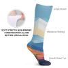 JTKBNVM Windmill Flat Illustration Socks for Women Men Cotton Sock Breathable Boot Socks Warm Calf Socks for Hiking Work Crew Socks Thin Casual Long Socks 5 Pairs view 3
