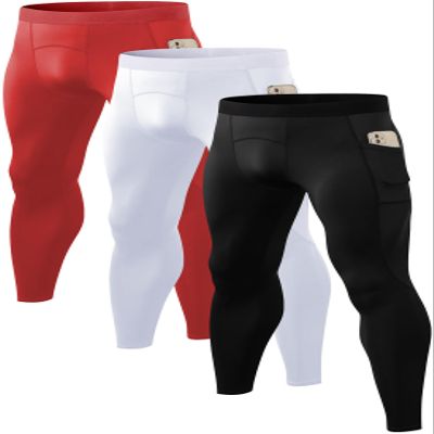 Queerier Mens Compression Pants Cool Dry Workout Leggings Athletic Sports Base Layer Bottoms Running Tights
