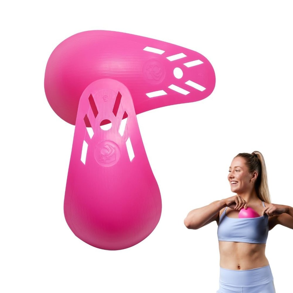 Boob Protect Womens Chest Guard  Impact-Resistant Breast Protector Inserts for Sports | Fits Any Sports Bra | Female Athlete Protective Gear for Rugby, Soccer, Lacrosse & More
