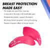 Boob Protect Womens Chest Guard  Impact-Resistant Breast Protector Inserts for Sports | Fits Any Sports Bra | Female Athlete Protective Gear for Rugby, Soccer, Lacrosse & More view 4