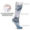 JTKBNVM Asian Landscape Painting Socks for Women Men Cotton Sock Breathable Boot Socks Warm Calf Socks for Hiking Work Crew Socks Thin Casual Long Socks 5 Pairs view 3