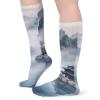 JTKBNVM Asian Landscape Painting Socks for Women Men Cotton Sock Breathable Boot Socks Warm Calf Socks for Hiking Work Crew Socks Thin Casual Long Socks 5 Pairs view 4
