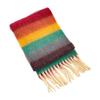 KADSXIYA Colorful Rainbow Fringe Children's Scarf Comfortable Long Muffler Neckerchief view 1