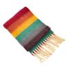 KADSXIYA Colorful Rainbow Fringe Children's Scarf Comfortable Long Muffler Neckerchief view 2