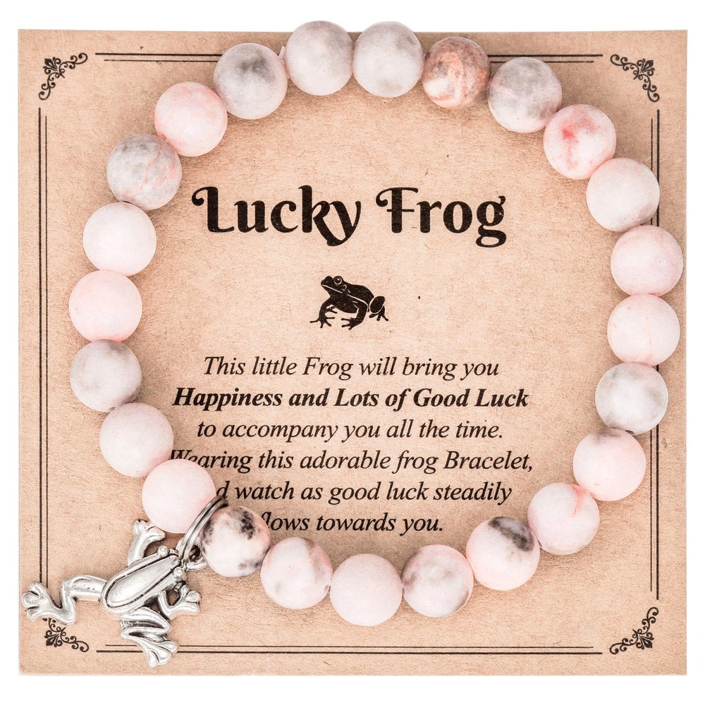Frog Gifts Bracelet For Frog Lovers Women Birthday Merch Froggy Charm Jewelry Gift Frog Bracelet