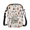 ENSIANTH La Cartoon Paris France Inspired Crossbody Bag Anyone Can Cook Gift Mouse Chef Movie Mech Rat Bag (La CB) view 1