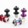rningo MTB Bike Hubs Disc Brake 32/36 Holes,Quick Release Front M9*100mm Rear M10*135mmHigh-Strength Hubset for HG System Standard 8-11 Speed Cassette (Purple, 36H) view 2
