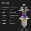 rningo MTB Bike Hubs Disc Brake 32/36 Holes,Quick Release Front M9*100mm Rear M10*135mmHigh-Strength Hubset for HG System Standard 8-11 Speed Cassette (Purple, 36H) view 4