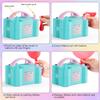 Motorenbau Electric Balloon Pump, Portable Electric Balloon Blower Machine Balloon Air Pump, Dual Nozzle 110V 600W Balloon Inflator for Party Decoration Christmas Birthday-Blue view 3