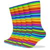 JTKBNVM Rainbow Pattern Socks for Women Men Cotton Sock Breathable Boot Socks Warm Calf Socks for Hiking Work Crew Socks Thin Casual Long Socks 5 Pairs view 1