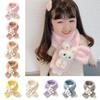 KADSXIYA Windproof Toddler Furry Plush Neckerchief Warm Bib Bunny Scarf Plush Scarfs (light pink) view 2