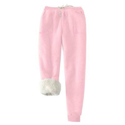 TIGENA Sherpa Lined Leggings Women's Warm Winter Jogger Sweatpants with Pockets