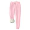 TIGENA Sherpa Lined Leggings Women's Warm Winter Jogger Sweatpants with Pockets view 1
