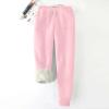 TIGENA Sherpa Lined Leggings Women's Warm Winter Jogger Sweatpants with Pockets view 4