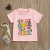 Toddler Baby Girl Birthday Shirt One Two Three Four Five Short Sleeve Embroidery Tee Shirt Birthday Outfits Clothes (in My One Year Olds ERA Pink, 1-2 Years) view 2