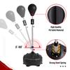 Yes4All Punching Bag with Stand, Adjustable Height, Boxing Equipment with PU Leather Speed Reflex Ball, Home Gym Workout MMA Training & Fitness view 3