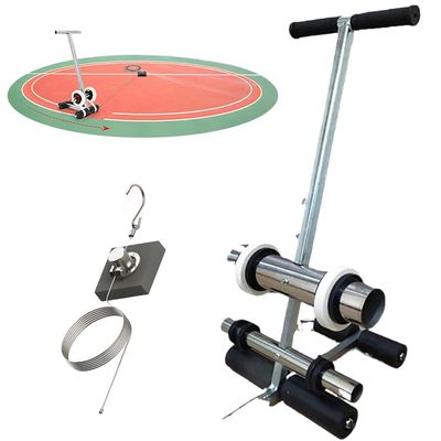 LZDOYY Court Line Tape Machine - Hand Pushed Floor Tape Applicator, Basketball Court Stencil Kit for Concrete, Driveway, Asphalt, Width Adjustable Playing Field Line Striping Machines