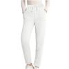 TIGENA Sherpa Lined Pants Women Women's Sherpa Lined Sweatpants with Pockets Winter Warm Jogger Sweatpants Fleece Lined Pants view 2