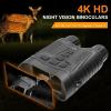 Night Vision Binoculars for Adults, NV2180 4K 3.2" Infared Digital Night Vision Binoculars for Scouting 8X Zoom Day and Goggles Telescope Day Night Dual Use for Hunting & Camping view 3