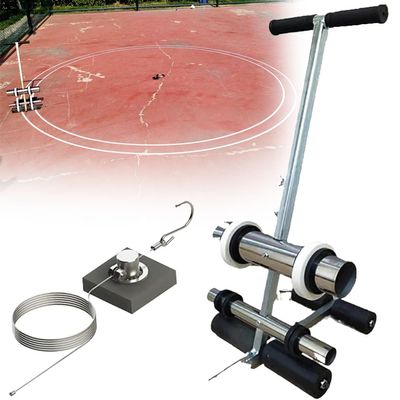 LZDOYY Court Line Tape Machine Floor Marking Machine Basketball Court Line Machine Court Tape Applicator for Tiles, Concrete, Asphalt or Driveway You Can Draw The Lines and Circles You Want